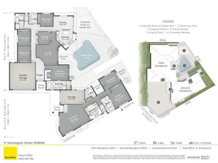 Floorplan of Homely house listing, 17 Kensington Street, Robina QLD 4226
