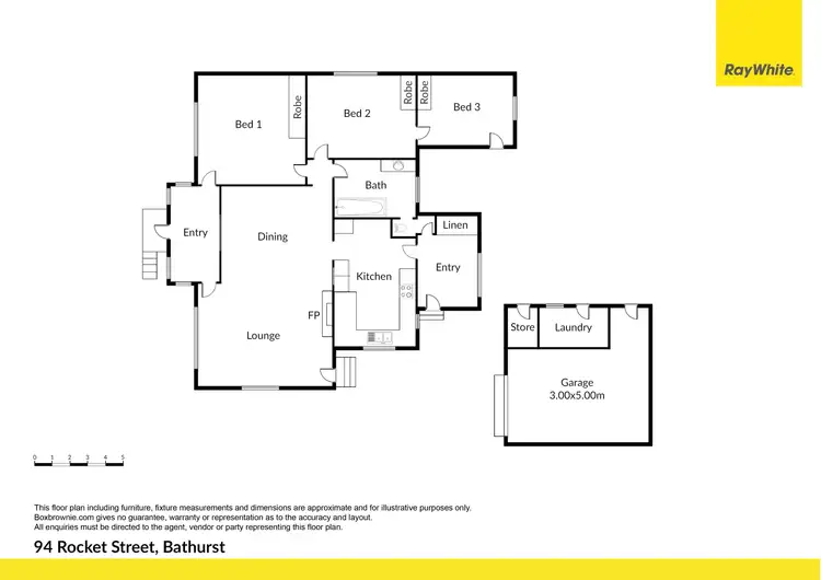 Floorplan of Homely house listing, 94 Rocket Street, Bathurst NSW 2795