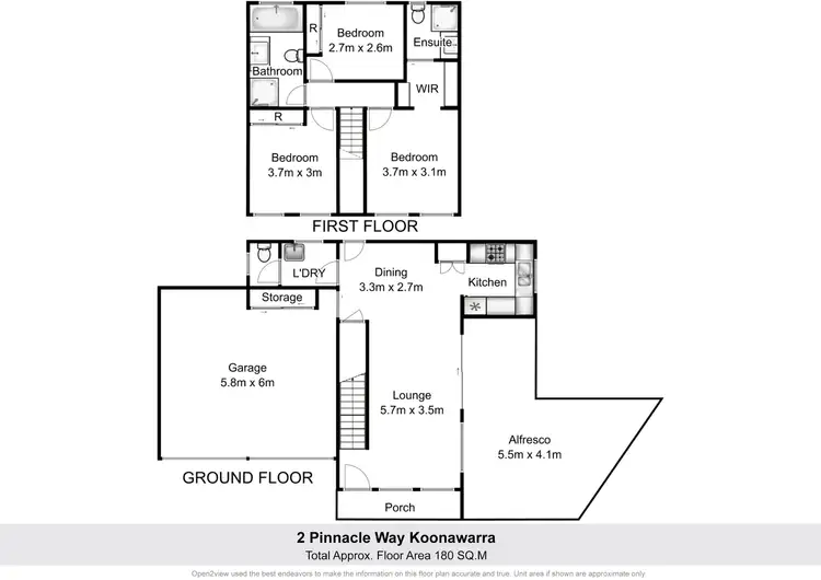 Floorplan of Homely house listing, 2 Pinnacle Way, Koonawarra NSW 2530