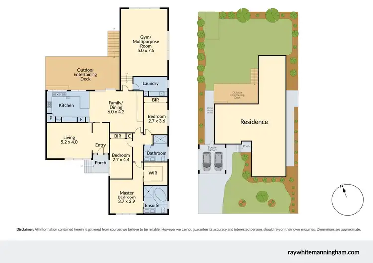 Floorplan of Homely house listing, 11 Valepark Drive, Donvale VIC 3111