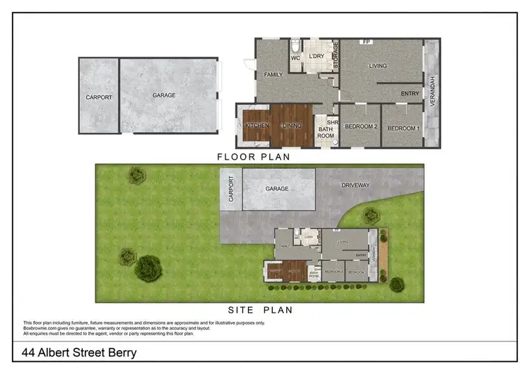 Floorplan of Homely house listing, 44 Albert Street, Berry NSW 2535