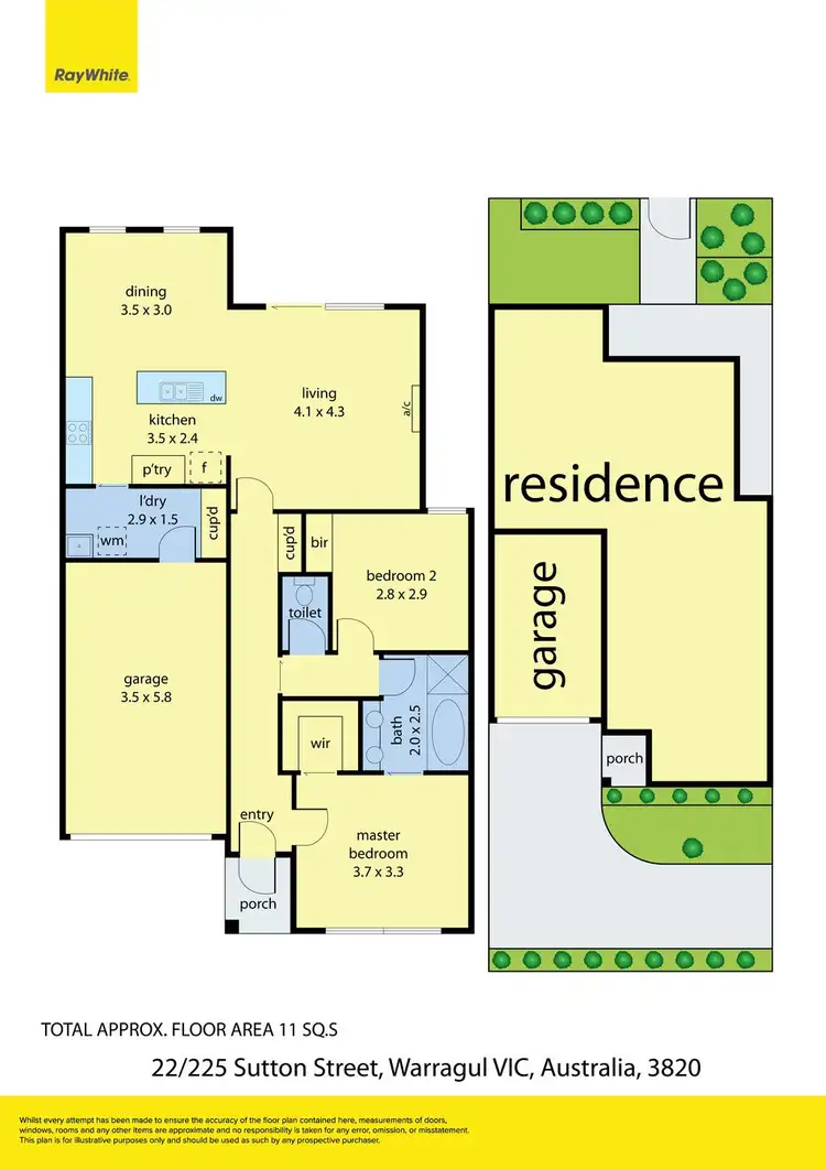Floorplan of Homely unit listing, 22/225 Sutton Street, Warragul VIC 3820