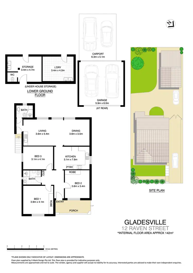 Floorplan of Homely house listing, 12 Raven Street, Gladesville NSW 2111
