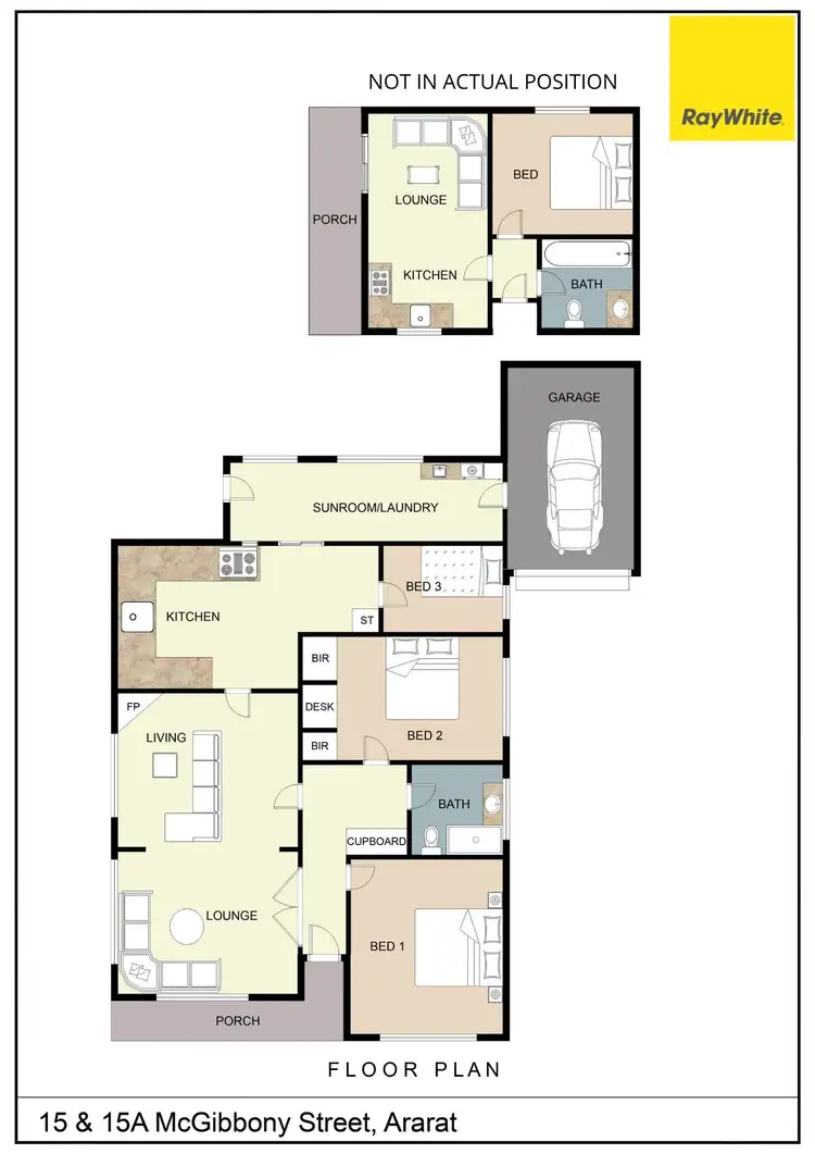 Floorplan of Homely house listing, 15 McGibbony Street, Ararat VIC 3377