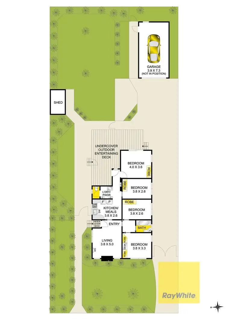 Floorplan of Homely house listing, 4 Zinnia Street, Norlane VIC 3214