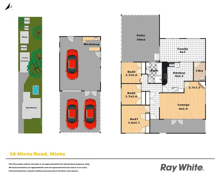 Floorplan of Homely house listing, 58 Minto Road, Minto NSW 2566