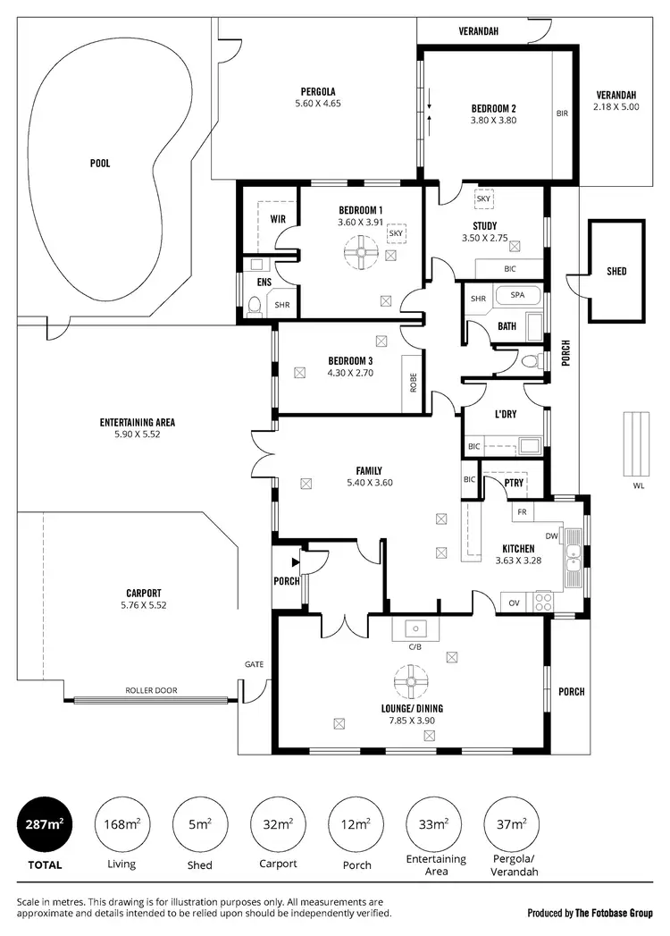 Floorplan of Homely house listing, 4 Dumphries Street, Flagstaff Hill SA 5159