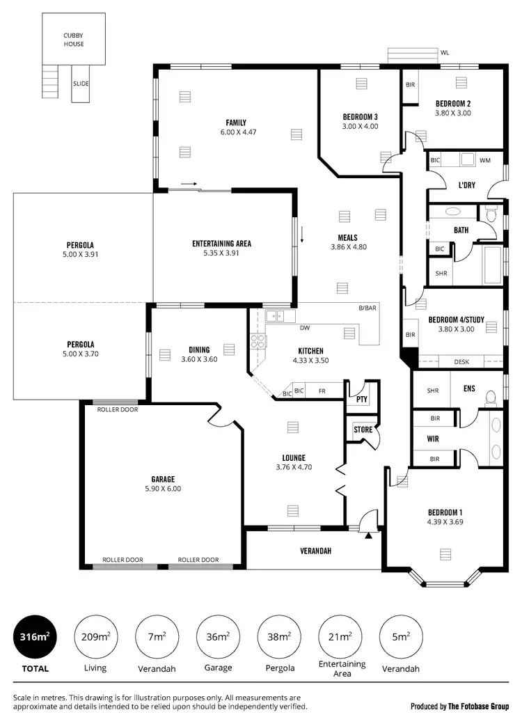 Floorplan of Homely house listing, 4 Rebecca Place, Flagstaff Hill SA 5159