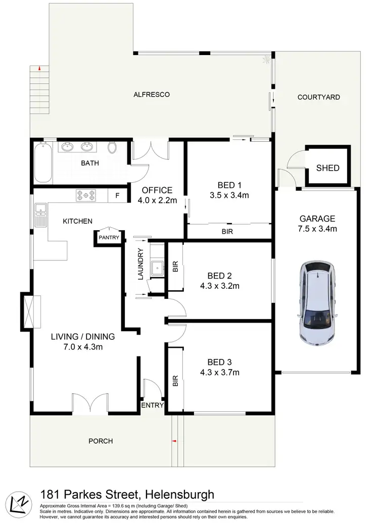 Floorplan of Homely house listing, 181 Parkes Street, Helensburgh NSW 2508