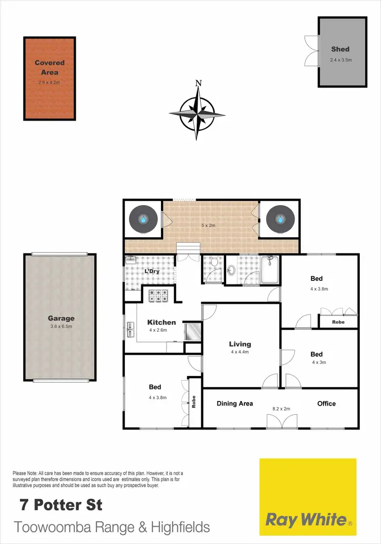 Floorplan of Homely house listing, 7 Potter Street, South Toowoomba QLD 4350