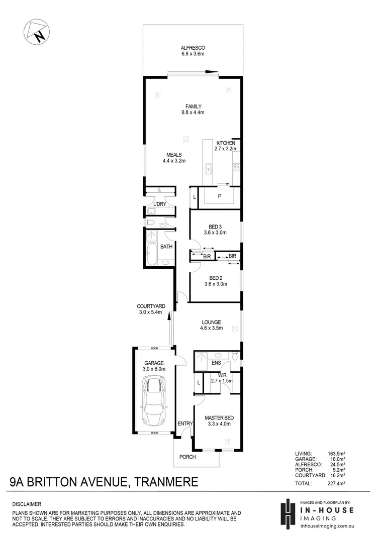 Floorplan of Homely house listing, 9A Britton Avenue, Tranmere SA 5073