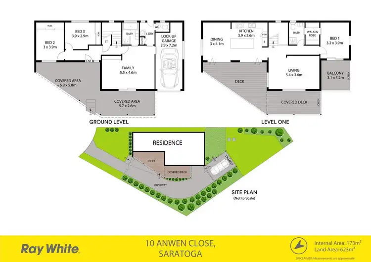 Floorplan of Homely house listing, 10 Anwen Close, Saratoga NSW 2251