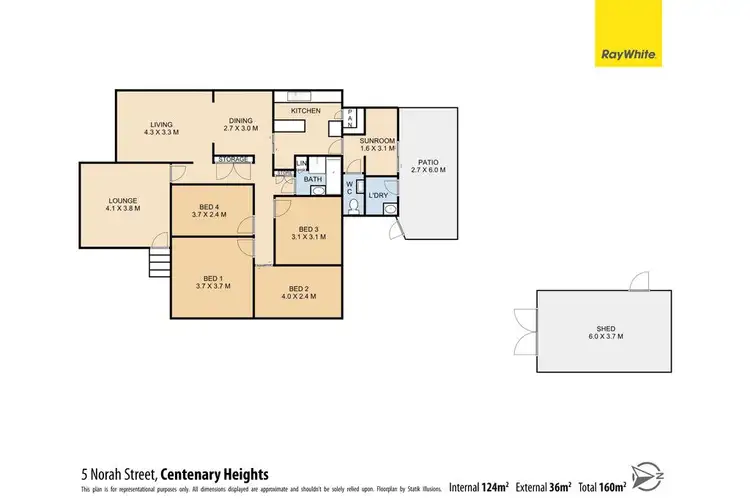 Floorplan of Homely house listing, 5 Norah Street, Centenary Heights QLD 4350