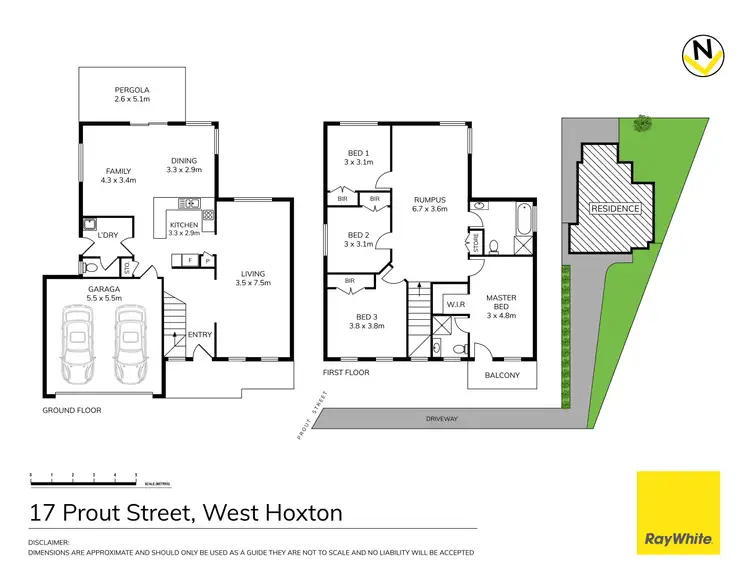 Floorplan of Homely house listing, 17 Prout Street, West Hoxton NSW 2171