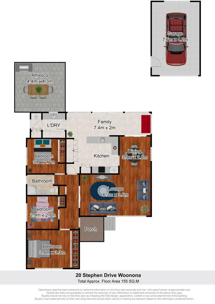 Floorplan of Homely house listing, 20 Stephen Drive, Woonona NSW 2517