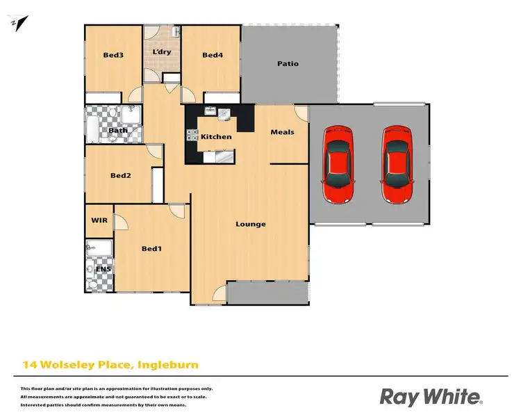 Floorplan of Homely house listing, 14 Wolseley Place, Ingleburn NSW 2565