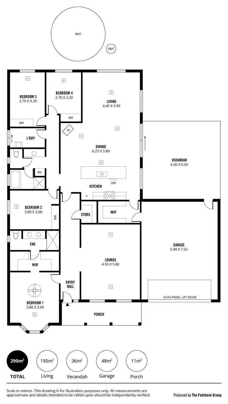 Floorplan of Homely house listing, 9 Macquarie Parade, Meadows SA 5201