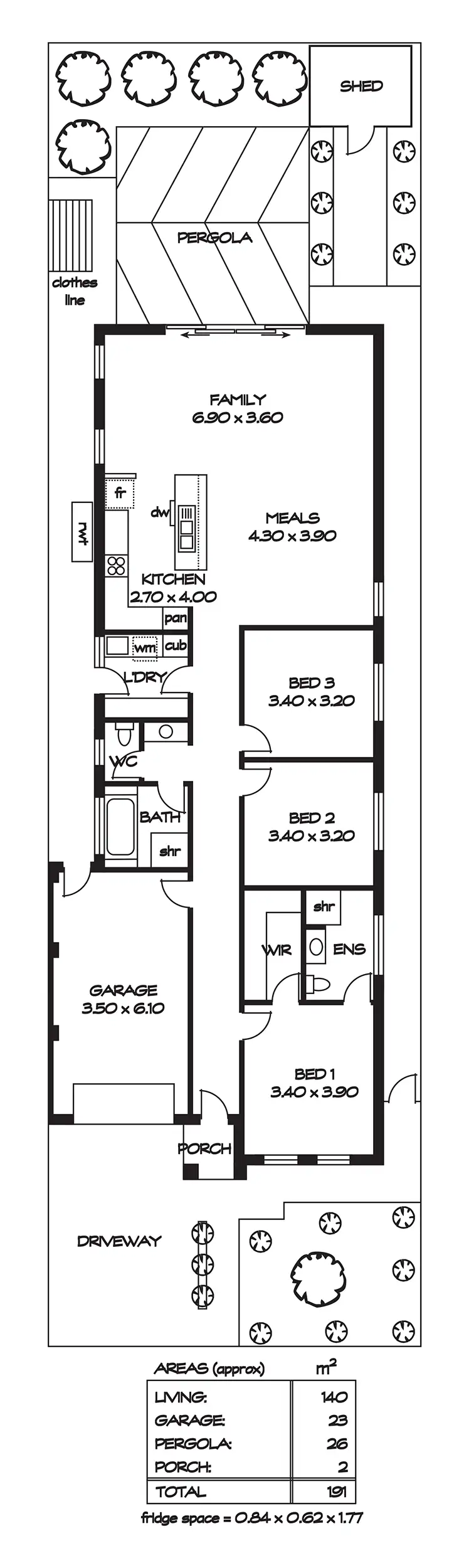 Floorplan of Homely house listing, 17 Duncan Crescent, Highbury SA 5089