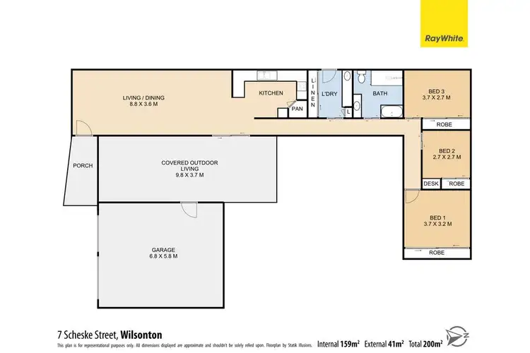Floorplan of Homely house listing, 7 Scheske Street, Wilsonton QLD 4350