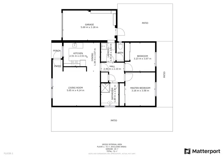 Floorplan of Homely unit listing, 4/98 Beveridge Street, Swan Hill VIC 3585
