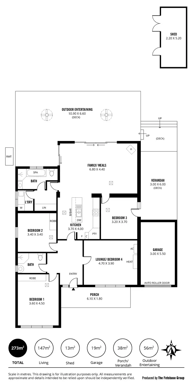 Floorplan of Homely house listing, 15 Anson Avenue, Clapham SA 5062