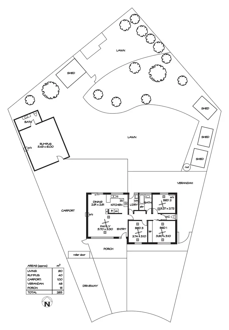 Floorplan of Homely house listing, 7 Lillee Avenue, Brahma Lodge SA 5109