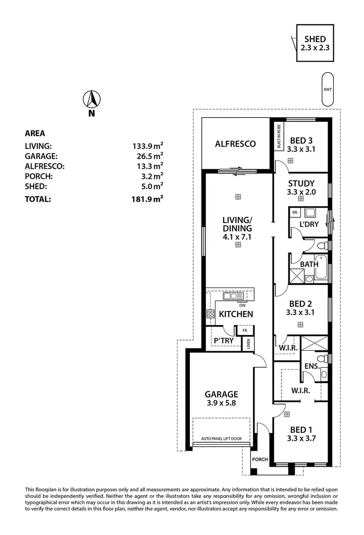 Floorplan of Homely house listing, 26 Greenwich Court, Mount Barker SA 5251