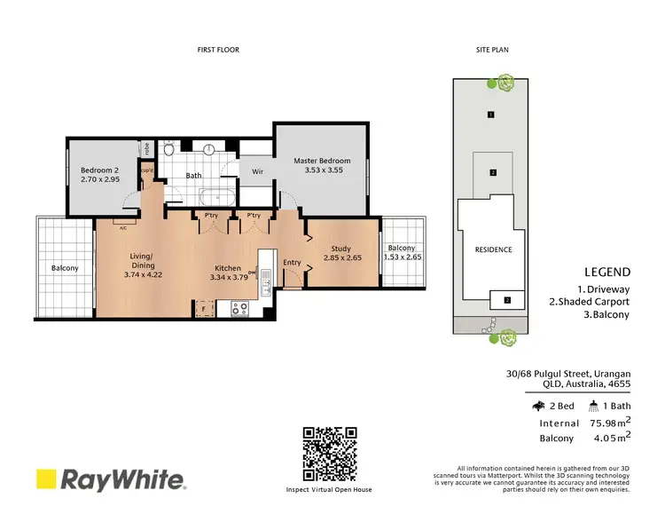 Floorplan of Homely unit listing, 30/68 Pulgul Street, Urangan QLD 4655
