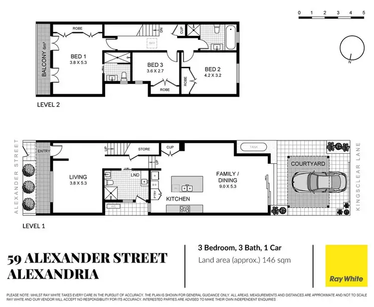 Floorplan of Homely house listing, 59 Alexander Street, Alexandria NSW 2015