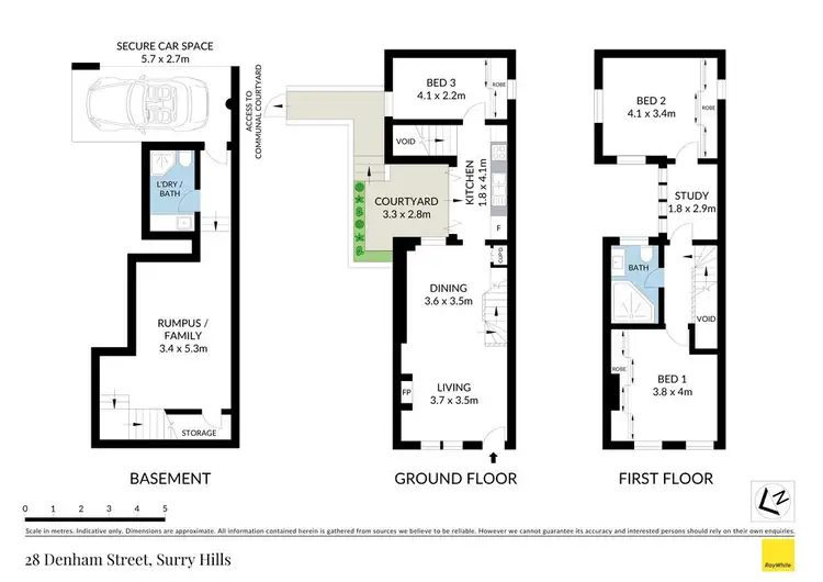 Floorplan of Homely house listing, 28 Denham Street, Surry Hills NSW 2010