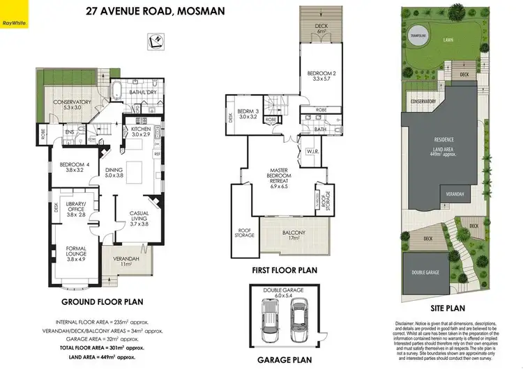 Floorplan of Homely house listing, 27 Avenue Road, Mosman NSW 2088