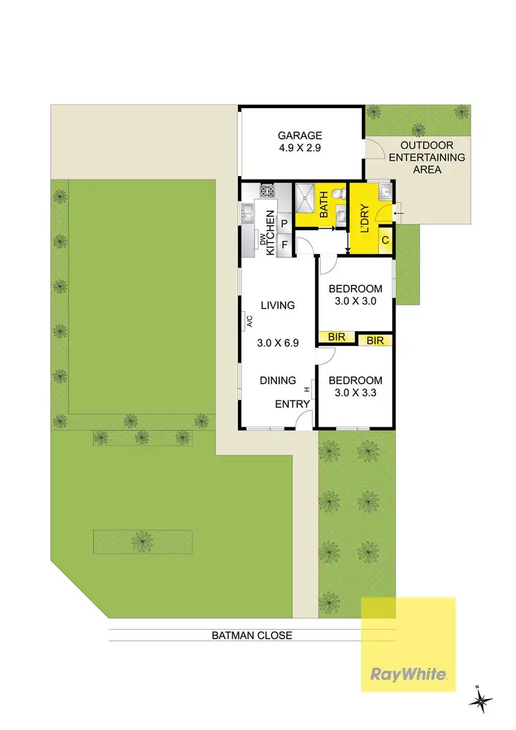 Floorplan of Homely unit listing, 1/23 Francis Street, Belmont VIC 3216