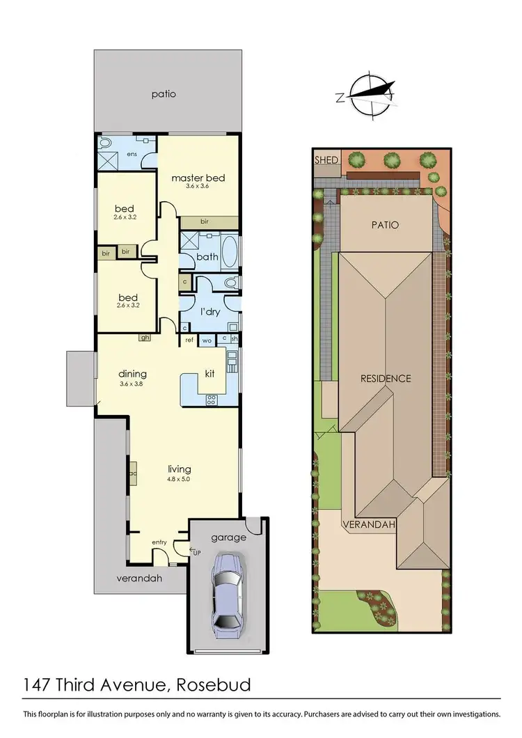 Floorplan of Homely house listing, 147 Third Avenue, Rosebud VIC 3939