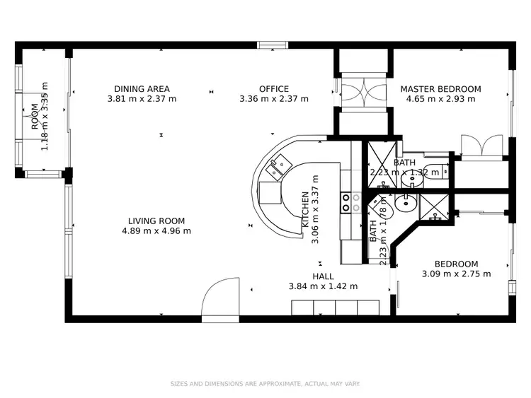 Floorplan of Homely unit listing, 8/120 Sydney Street, New Farm QLD 4005