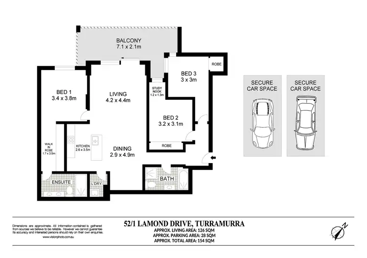 Floorplan of Homely apartment listing, 52/1 Lamond Drive, Turramurra NSW 2074