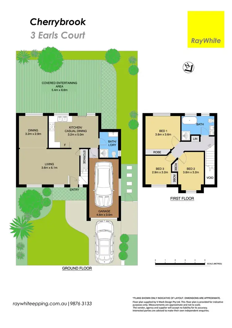 Floorplan of Homely semi-detached listing, 3 Earls Court, Cherrybrook NSW 2126
