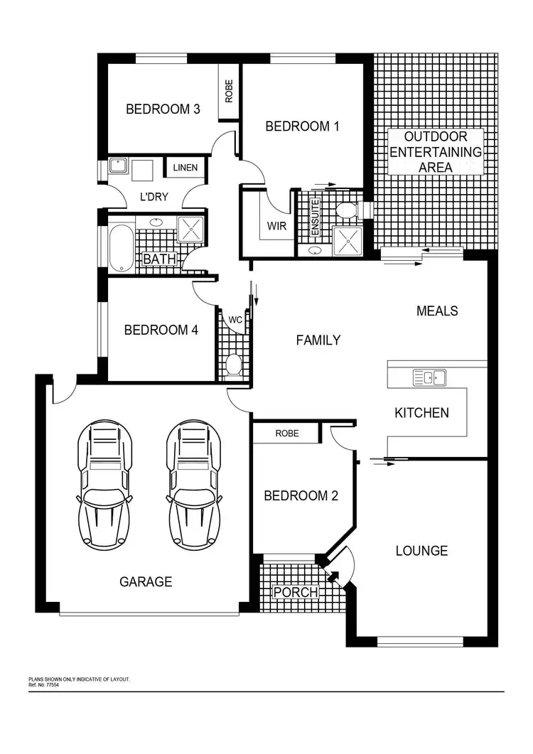 Floorplan of Homely house listing, 12/35 Brockway Circuit, Banks ACT 2906