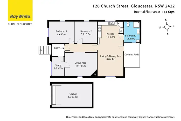 Floorplan of Homely house listing, 128 Church Street, Gloucester NSW 2422