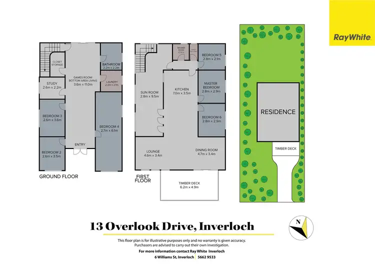 Floorplan of Homely house listing, 13 Overlook Drive, Inverloch VIC 3996