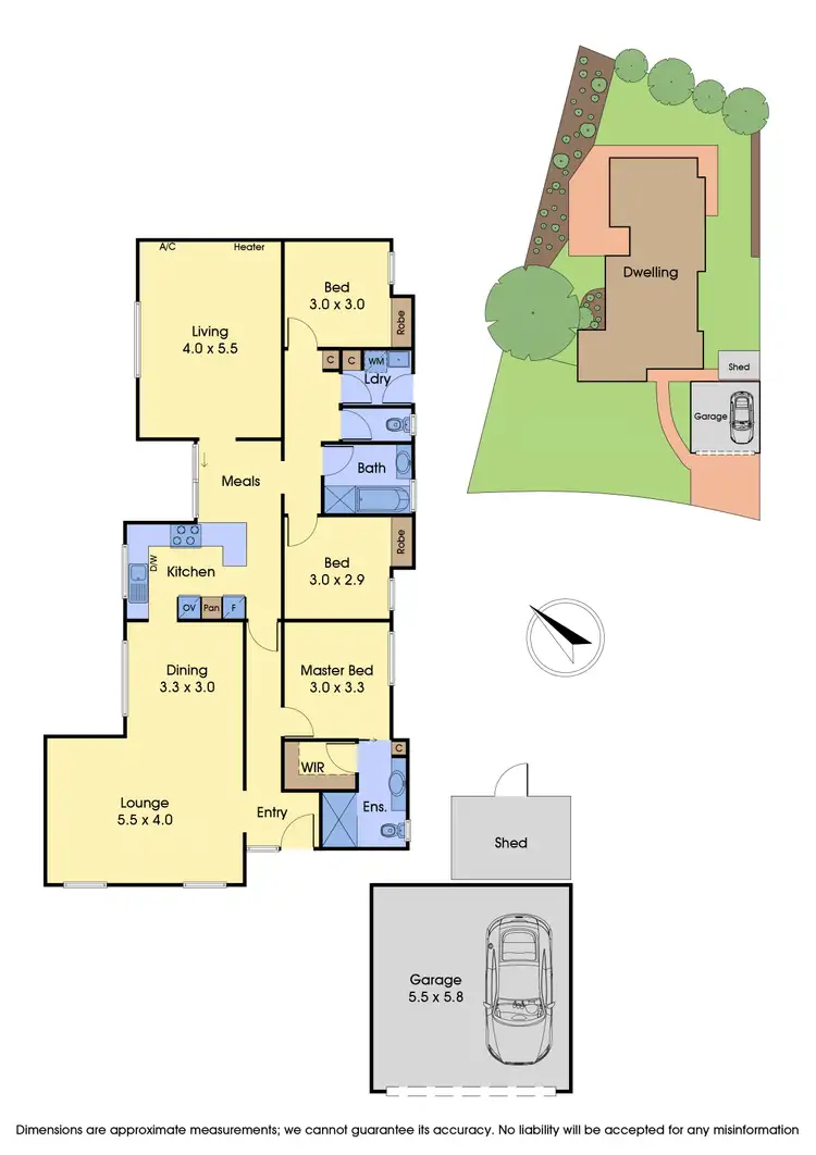 Floorplan of Homely house listing, 6 Bellfield Drive, Lysterfield VIC 3156