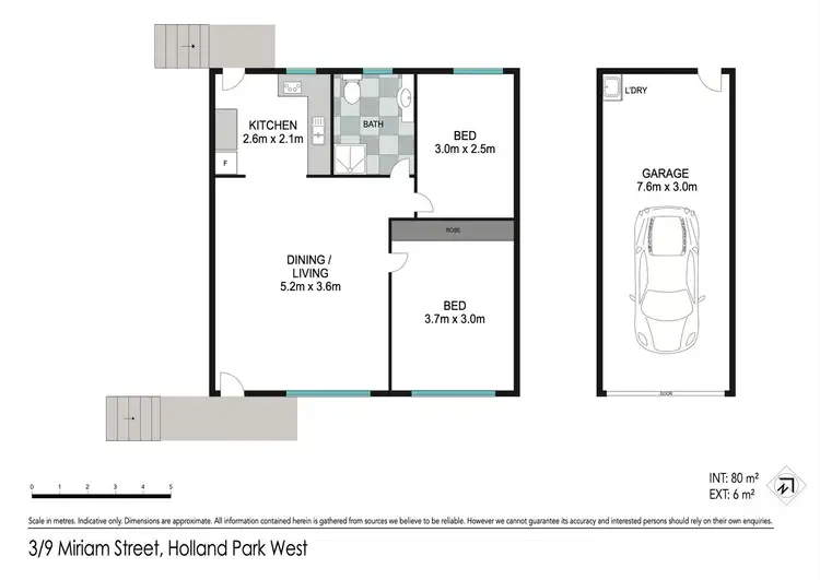 Floorplan of Homely unit listing, 3/9 Miriam Street, Holland Park West QLD 4121