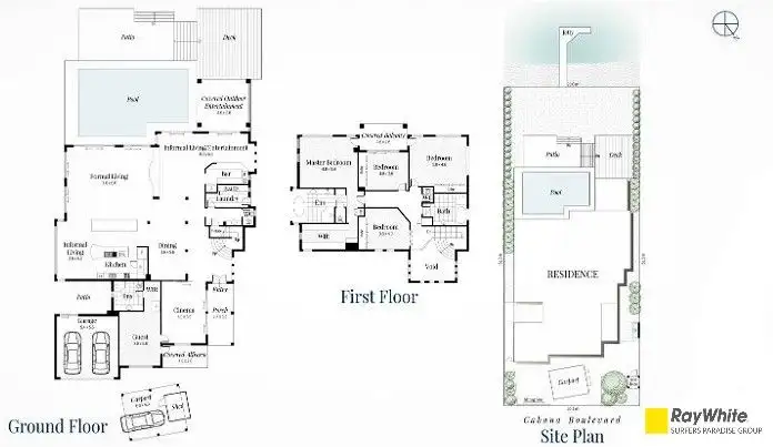 Floorplan of Homely house listing, 18 Cabana Boulevard, Benowa Waters QLD 4217