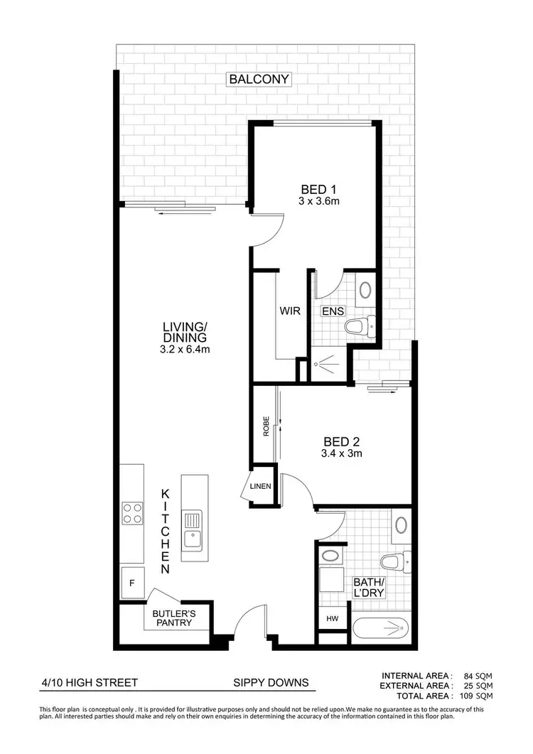 Floorplan of Homely house listing, 4/10 High Street, Sippy Downs QLD 4556