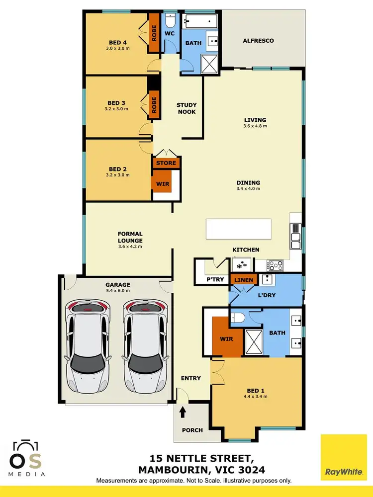Floorplan of Homely house listing, 15 Nettle Street, Mambourin VIC 3024