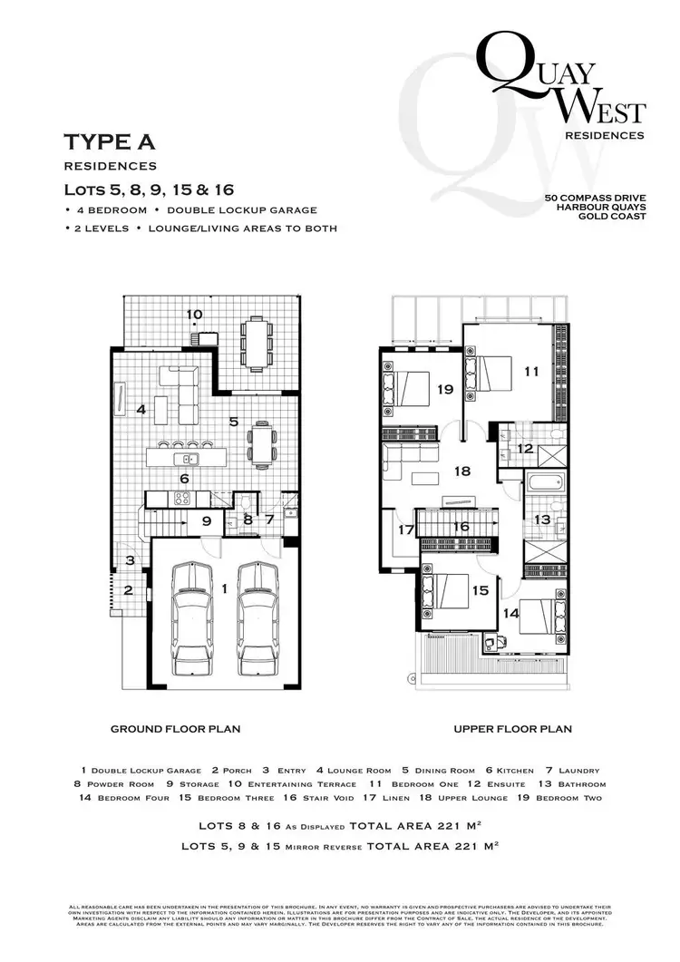 Floorplan of Homely apartment listing, 50 Compass Drive, Biggera Waters QLD 4216