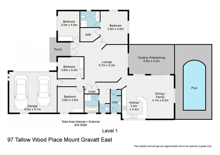 Floorplan of Homely house listing, 97 Tallow Wood Place, Mount Gravatt East QLD 4122