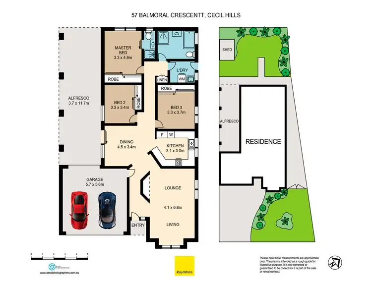Floorplan of Homely house listing, 57 Balmoral Circuit, Cecil Hills NSW 2171