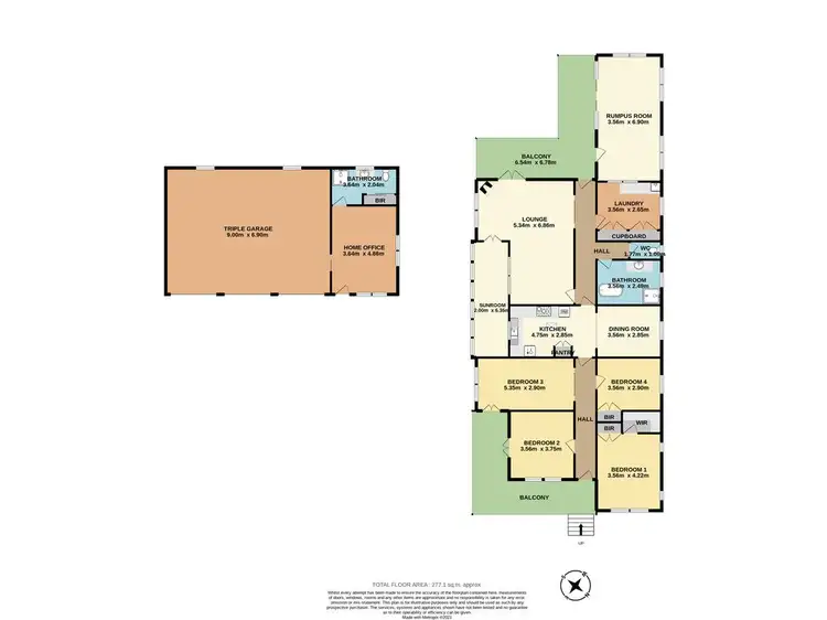 Floorplan of Homely rural property listing, 45 Turners Lane, Jaspers Brush NSW 2535
