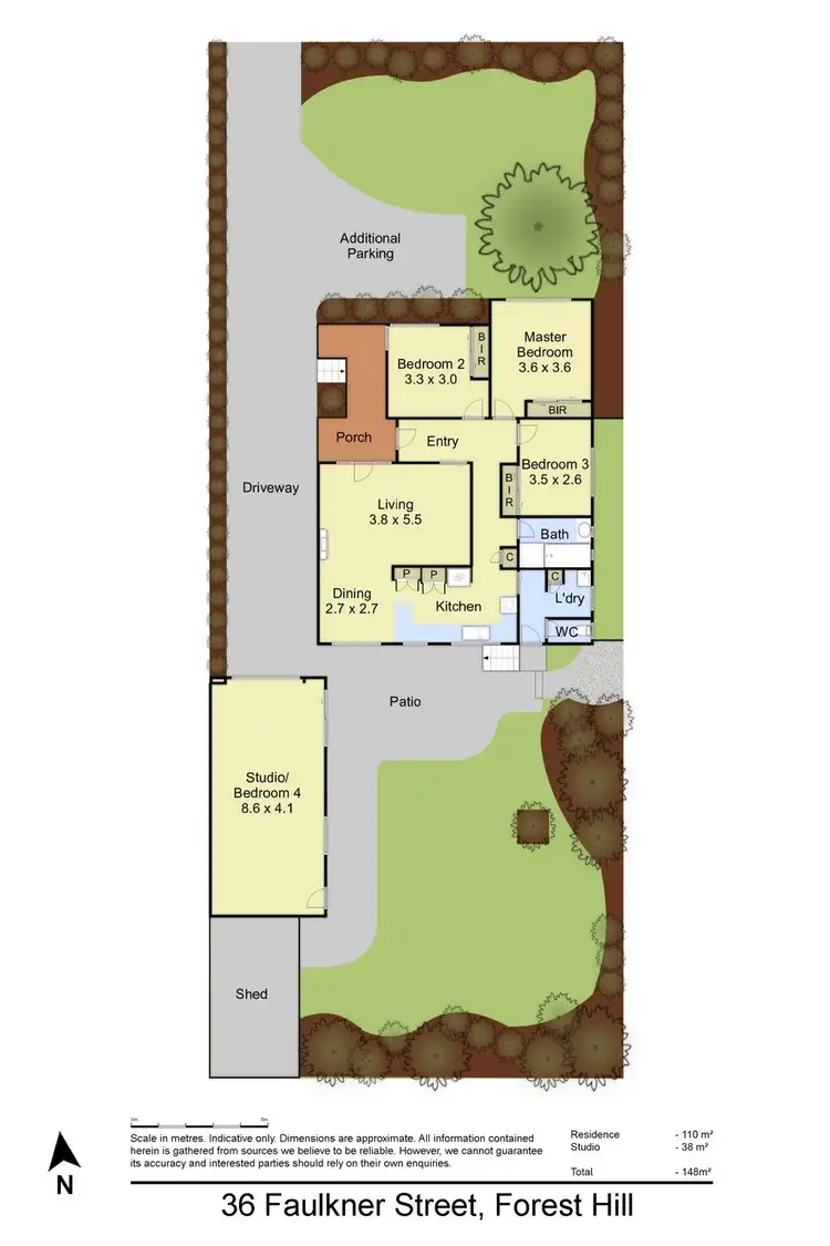 Floorplan of Homely house listing, 36 Faulkner Street, Forest Hill VIC 3131