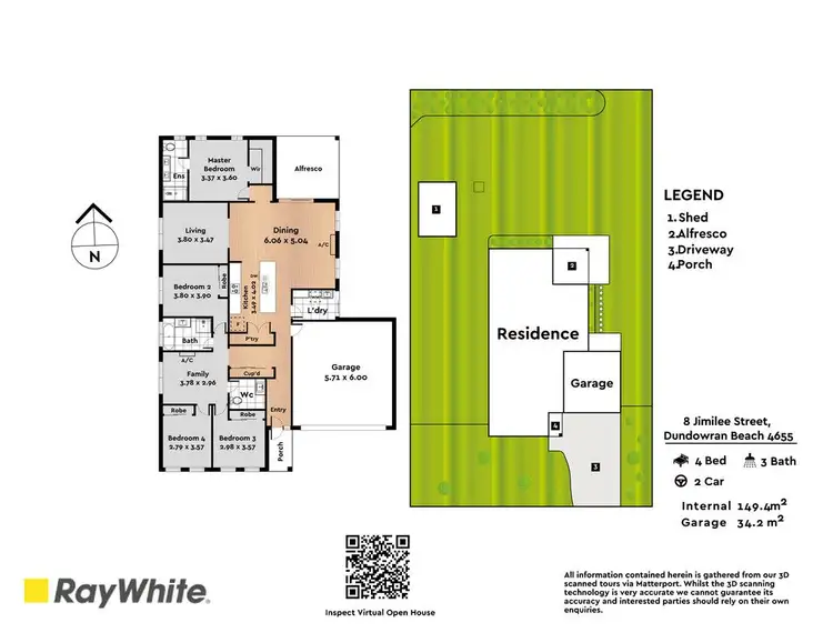 Floorplan of Homely house listing, 8B Jimilee Street, Dundowran Beach QLD 4655